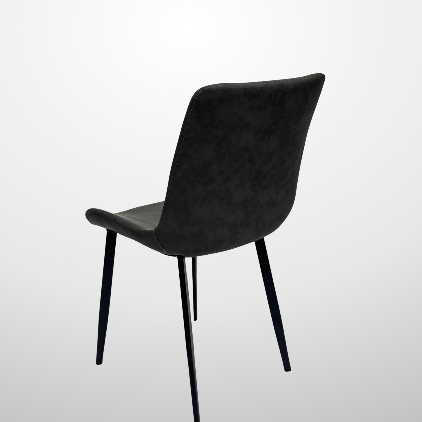 LEGACY Modern Dining Chair | Premium Leather Upholstery with Stainless Steel Frame