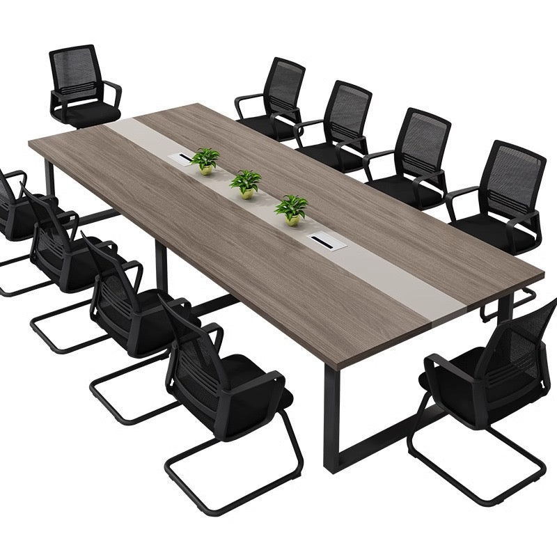SYNCRO Conference Table | Modern Boardroom Table With Custom Size Option | Premium Workspace Solution for Meeting Rooms
