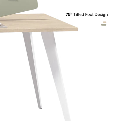 DaVinci Modular Office Workstation | 2, 4 & 6 Person Desk Configuration with Privacy Screens | Modern Collaborative Workspace Solution