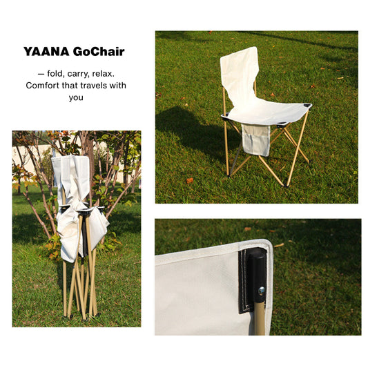 YAANA GoChair |  Lightweight Portable Folding Outdoor Chair With FREE carry bag