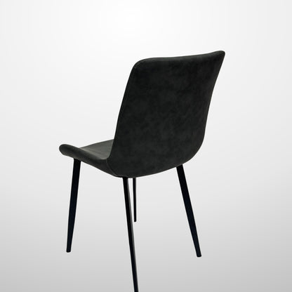 LEGACY Modern Dining Chair | Premium Leather Upholstery with Stainless Steel Frame