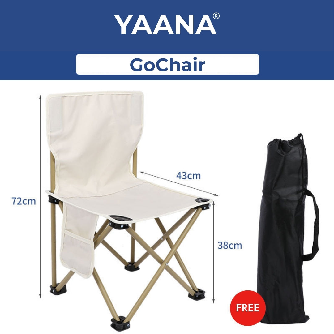 YAANA GoChair |  Lightweight Portable Folding Outdoor Chair With FREE carry bag