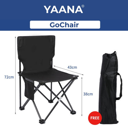YAANA GoChair |  Lightweight Portable Folding Outdoor Chair With FREE carry bag
