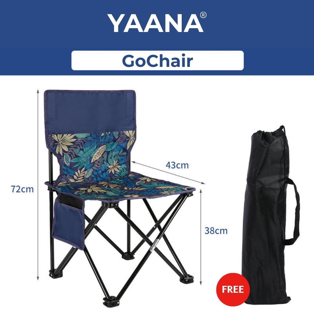 YAANA GoChair |  Lightweight Portable Folding Outdoor Chair With FREE carry bag