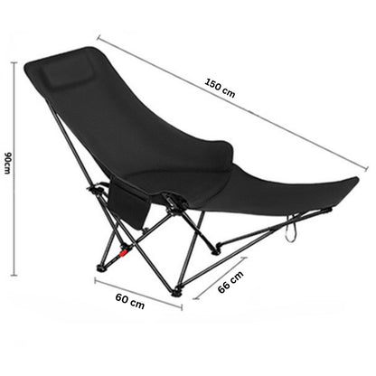 YANA ComfortPro | Ultra Reclining Portable Folding Outdoor Chair With FREE carry bag