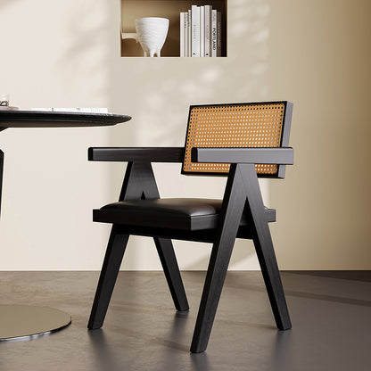 KASHI Lounge Chair | Nilambur Teak & Handcrafted Cane