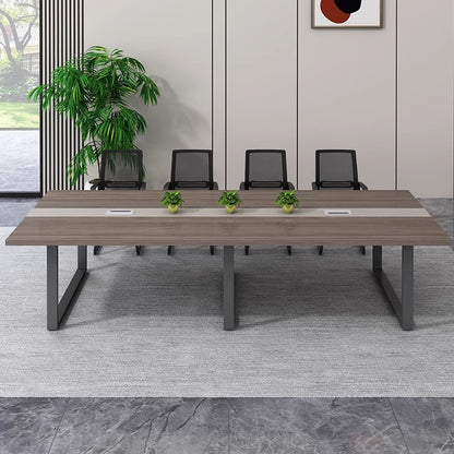 SYNCRO Conference Table | Modern Boardroom Table With Custom Size Option | Premium Workspace Solution for Meeting Rooms