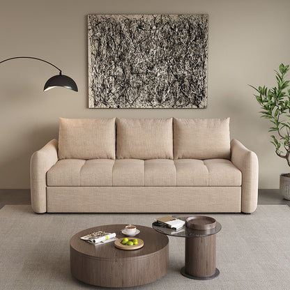 VERITAS Sofa Cum Bed | 3-Seater Convertible Sofa with Storage | Customizable Color Premium Fabric Sleeper Sofa