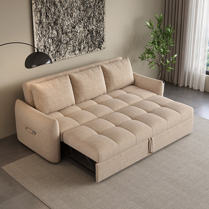 VERITAS Sofa Cum Bed | 3-Seater Convertible Sofa with Storage | Customizable Color Premium Fabric Sleeper Sofa