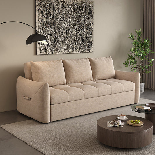 VERITAS Sofa Cum Bed | 3-Seater Convertible Sofa with Storage | Customizable Color Premium Fabric Sleeper Sofa