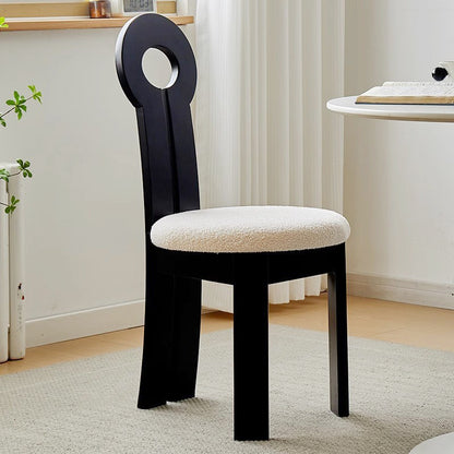 SOLYN Dining Chair | Premium Acacia Wood & Bouclé Upholstery | Iconic Sculptural Design | Colour Customizable