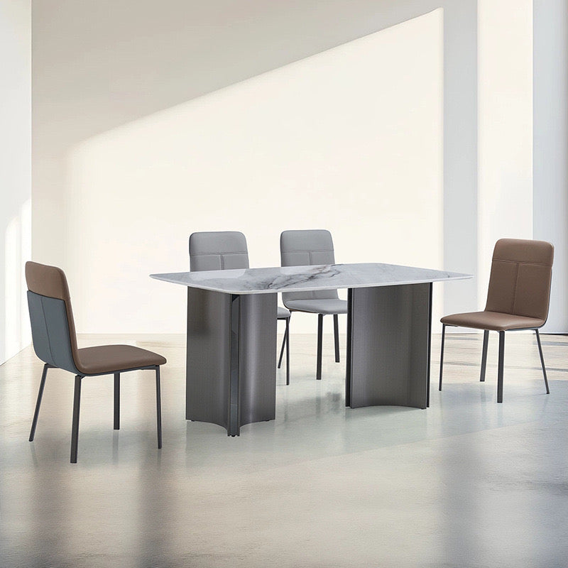 AQUAMARINE Dining Table | Modern Luxe Statement Piece | Sculptural Minimalist Design