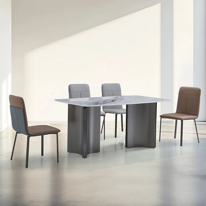 AQUAMARINE Dining Table | Modern Luxe Statement Piece | Sculptural Minimalist Design