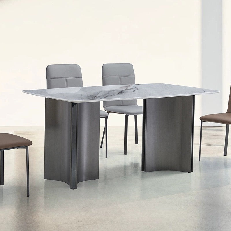 AQUAMARINE Dining Table | Modern Luxe Statement Piece | Sculptural Minimalist Design