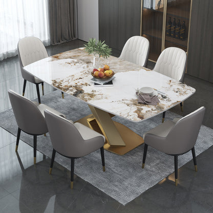 LUXE Dining Table | Sophisticated Contemporary Centerpiece | Signature Modern Design