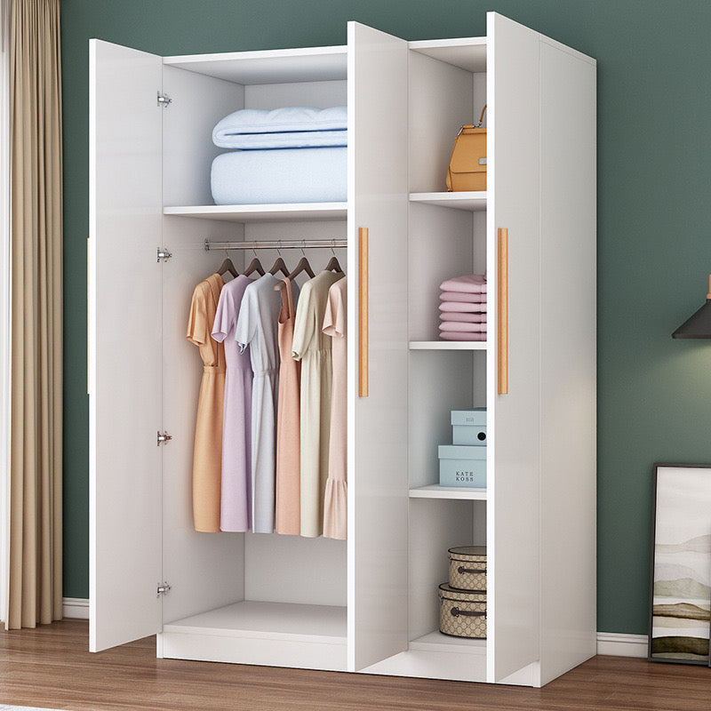 ZEPHY 3 Door Wardrobe | Modular Storage with UV Gloss Door Options | Contemporary Bedroom Organizer