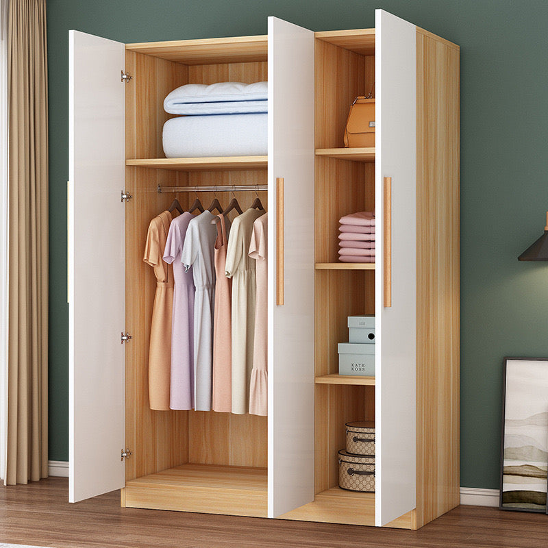 ZEPHY 3 Door Wardrobe | Modular Storage with UV Gloss Door Options | Contemporary Bedroom Organizer